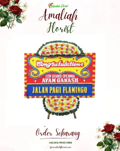 Bunga Papan Congratulation di Dorpedu